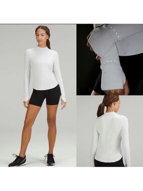 Lululemon Rulu Running Long Sleeve Reflective Shirt Size 12